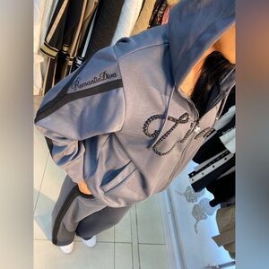 Romantic Diva Blue Tracksuit